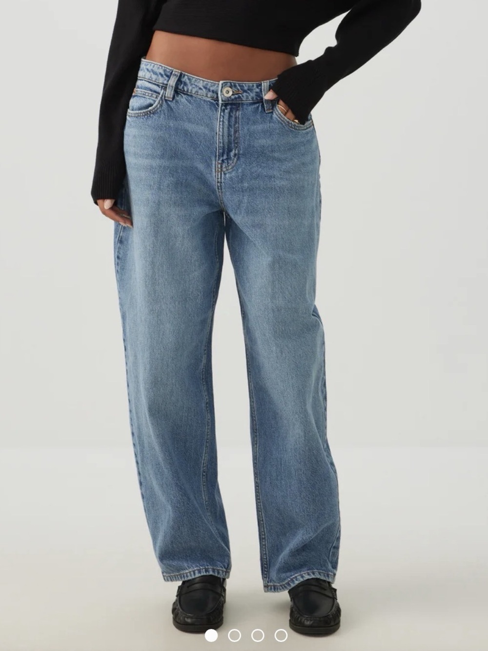 ARDENE Straight Leg Jeans in Blue Like New